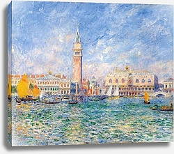 Постер Ренуар Пьер (Pierre-Auguste Renoir) Венеция. Дворец Дожей 1881