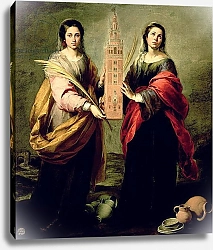 Постер Мурильо Бартоломе St. Justina and St. Rufina, 1675