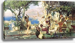 Постер Семирадский Генрих Танец среди мечей. 1881