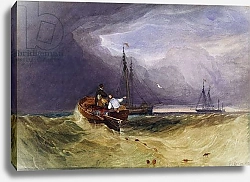 Постер Котман Джон Fishing Boats Off Yarmouth, 1832