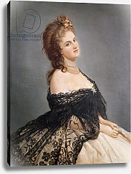 Постер Школа: Итальянская 19в Portrait of Virginia Oldoini Countess of Castiglione