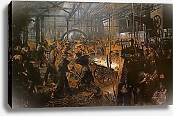 Постер Мензель Адольф The Iron-Rolling Mill, 1875