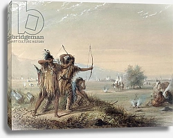 Постер Миллер Якоб Альфред Snake Indians Testing Bows, 1837