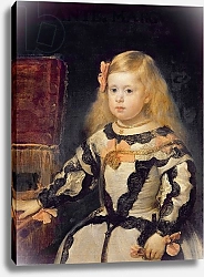 Постер Веласкес Диего (DiegoVelazquez) Portrait of the Infanta Maria Marguerita 1654