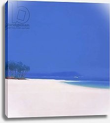 Постер Миллер Джон (совр) White Fishing Boat, 2002