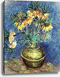 Постер Ван Гог Винсент (Vincent Van Gogh) Crown Imperial Fritillaries in a Copper Vase, 1886