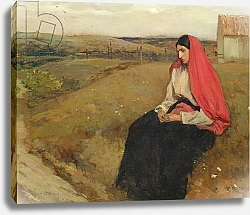 Постер Казин Жан-Чарльз Woman in a landscape