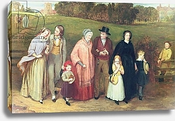 Постер Редгрейв Ричард Sunday Morning - The Walk from Church, 1846