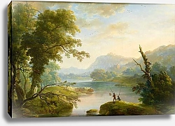Постер Мартин Джон Fishermen in a Lakeland Landscape
