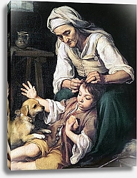 Постер Мурильо Бартоломе 'La Toilette Domestique', 1670-75