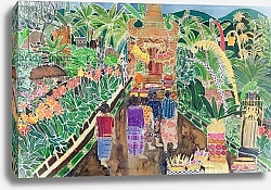 Постер Саймон Хилари (совр) Procession, Peliatan, Bali, 1996