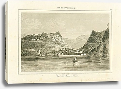 Постер Ile de Ste Helene.Vue de Jam's Town