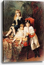 Постер Маковский Константин Mr. Balashov's Children, 1880 1
