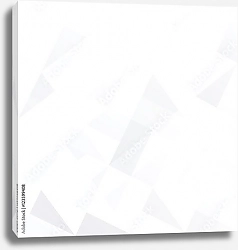 Постер Белый абстрактный геометрический узор