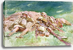 Постер Серджент Джон 1151 Highlanders Resting at the Front, 1918