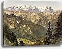 Постер Швейцария. Бернские Альпы, гора Штансерхорн