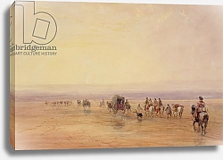 Постер Кокс Давид On Lancaster Sands, Sunset c.1835