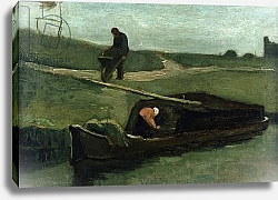 Постер Ван Гог Винсент (Vincent Van Gogh) The Peat Boat, 1883