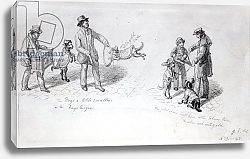 Постер Шарф Джордж (грав) Street Performers, c.1839-43