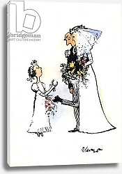 Постер Адамсон Джордж (совр) Wedding horse-shoe heel