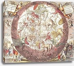 Постер Селлариус Адре (карты) Northern Hemisphere, from 'The Celestial Atlas, or the Harmony of the Universe'