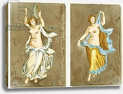 Постер Сельер П. Dancing girls from a Pompeian painting