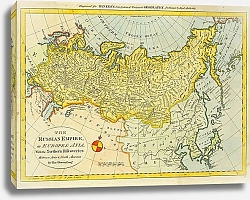 Постер Карта Российской Империи, 1785 г. 1