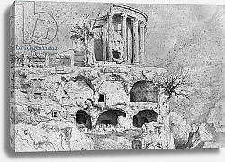 Постер Верне Клод Temple of the Sibyl, Tivoli