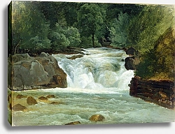 Постер Моргенштерн Кристиан A Waterfall in Upper Bavaria, 1830