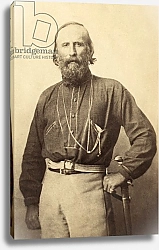 Постер Школа: Итальянская 19в Giuseppe Garibaldi, from a 19th century photograph