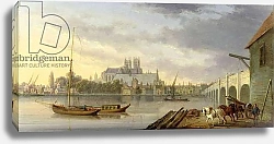 Постер Андресон Уильям A View of Westminster Bridge and the Abbey from the South Side, 1818