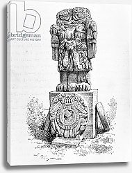Постер Сельер П. Statue of the Goddess Coatlicue, from 'The Ancient Cities of the New World', pub. in 1887