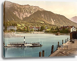 Постер Швейцария. Бёниген, Бриенцское озеро