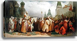 Постер Шварц Вячеслав Palm Sunday Procession under the Reign of Tsar Alexis Romanov 1868