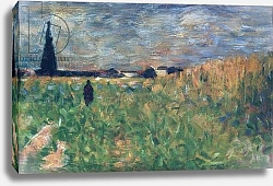 Постер Сера Жорж-Пьер (Georges Seurat) Fields in Summer