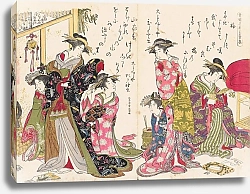 Постер Кеден Санто Shin bijin awase jihitsu kagami, Pl.5