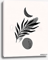 Постер Монохромная ботаника 8