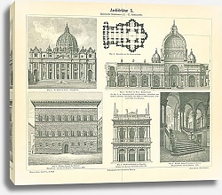 Постер Архитектра  X. Italienische Renaissance (15 - 17 Jahrhundert) 1