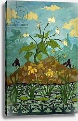 Постер Рэнсон Поль Lilies, Purple and Yellow Irises; Aromes, Iris Violets et Jaunes, 1899