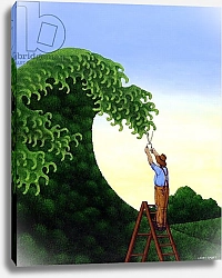 Постер Смарт Ларри (совр) Topiary Wave