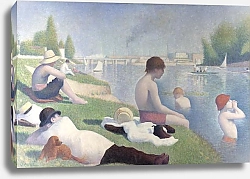 Постер Сера Жорж-Пьер (Georges Seurat) Купальщики