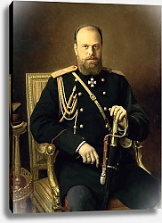 Постер Крамской Иван Portrait of Emperor Alexander III 1886