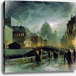 Постер Васильев Федор Illuminations in St. Petersburg, 1869