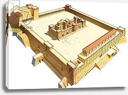 Постер Азнар Ценамор Фернандо Temple in Jerusalem. Herod's Temple