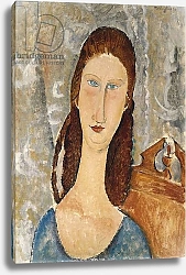 Постер Модильяни Амедео (Amedeo Modigliani) Portrait of Jeanne Hebuterne