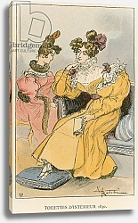 Постер Робида Альберт Toilettes d'Interieur 1830
