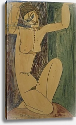 Постер Модильяни Амедео (Amedeo Modigliani) Caryatid; Cariatide, 1913