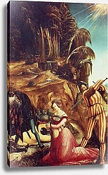 Постер Альтдорфер Альтбрехт 00228 Beheading of Saint Catherine, c.1505-10