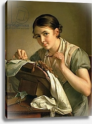 Постер Тропинин Василий The Lacemaker, 1823