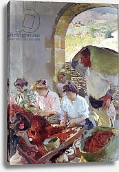 Постер Соролья-и-Бастида Хоакин Preparing the Dry Grapes, 1890